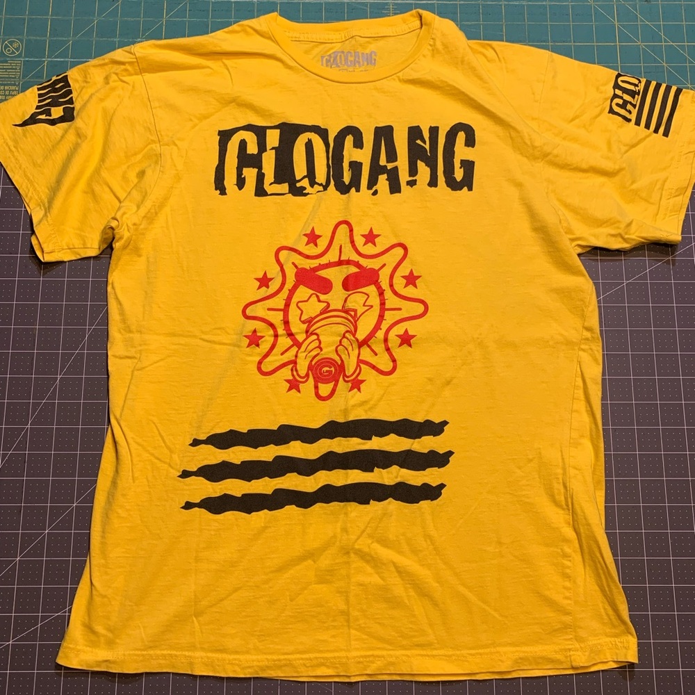 Glo Gang. Glory Boyz. Yellow T-Shirt. Mint condition. Size Large